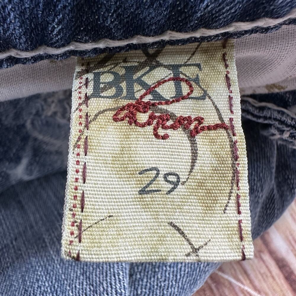 BKE Buckle STELLA Women Size 29 Blue Low Rise Crop Capri Jeans Denim Pants 31x25 - Picture 10 of 11